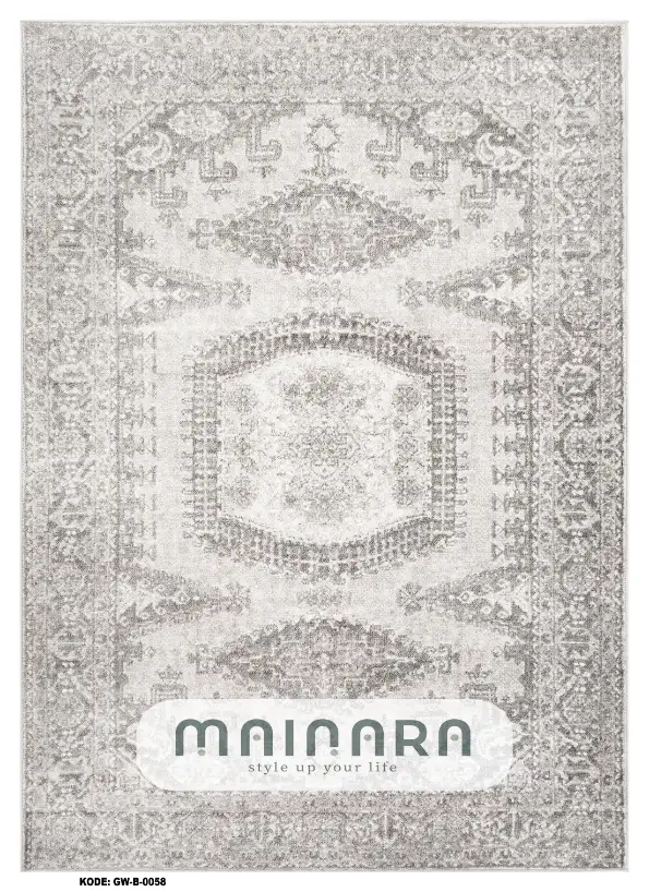 Karpet Bohemian (GW-B-0058) - Grey