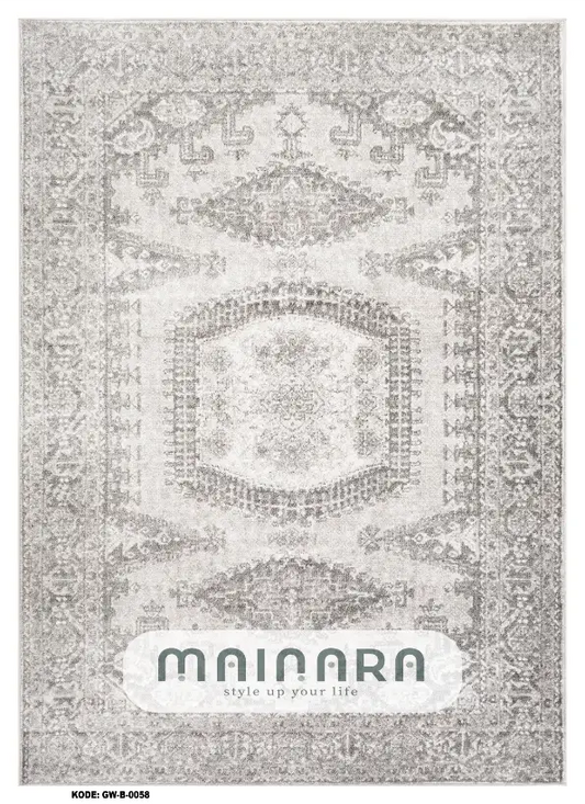 Karpet Bohemian (GW-B-0058) - Grey