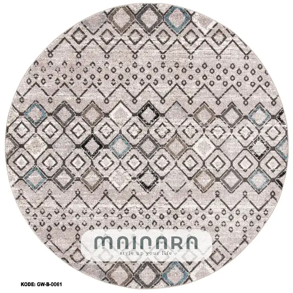 Karpet Bohemian (GW-B-0061) - Grey,Cream