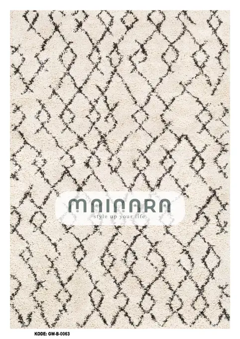 Karpet Bohemian (GW-B-0063) - Grey,Cream