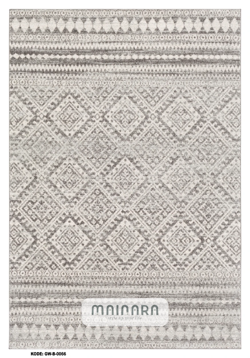 Karpet Bohemian (GW-B-0066) - Grey