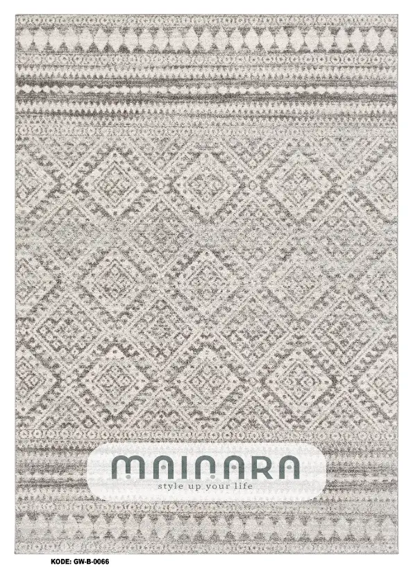 Karpet Bohemian (GW-B-0066) - Grey