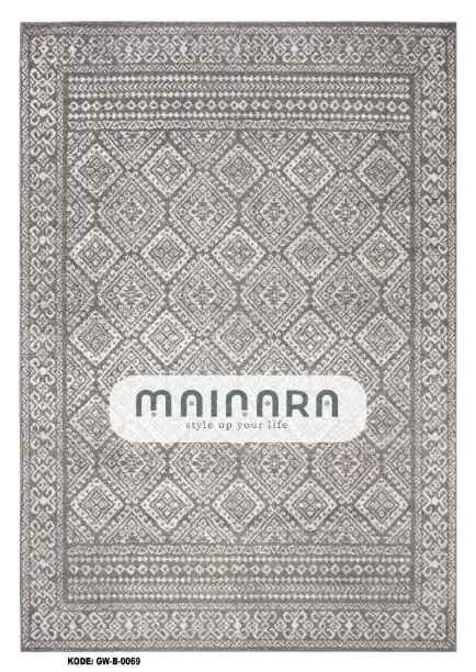 Karpet Bohemian (GW-B-0069) - Grey