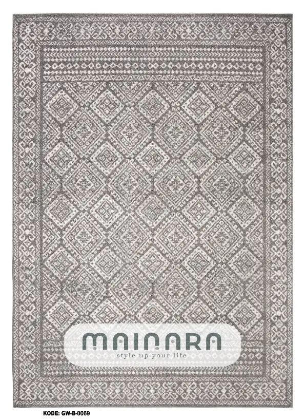 Karpet Bohemian (GW-B-0069) - Grey