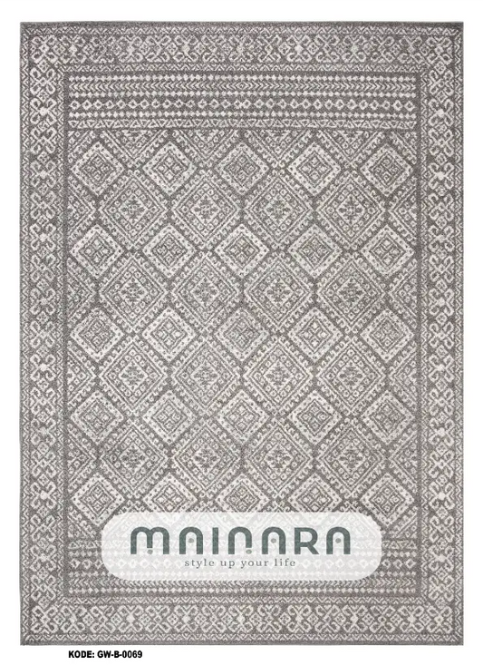 Karpet Bohemian (GW-B-0069) - Grey