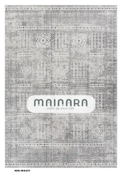Karpet Bohemian (GW-B-0070) - Grey