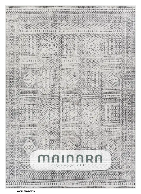 Karpet Bohemian (GW-B-0070) - Grey