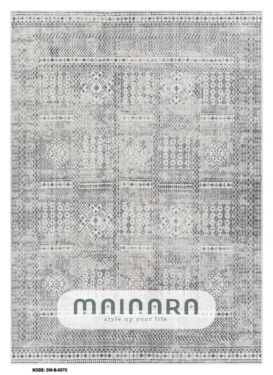 Karpet Bohemian (GW-B-0070) - Grey