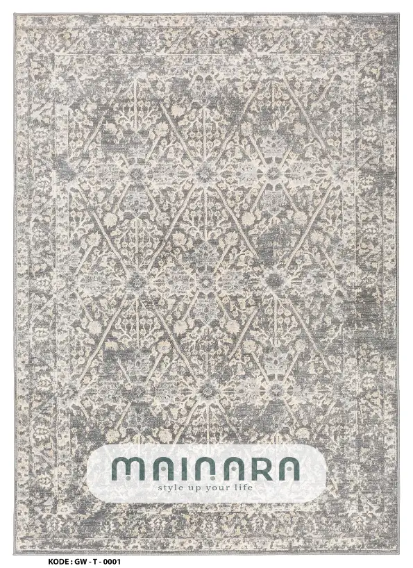 Karpet Tradisional (GW-T-0001) - Grey