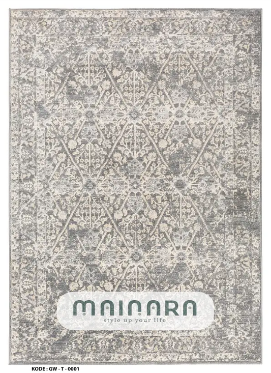 Karpet Tradisional (GW-T-0001) - Grey
