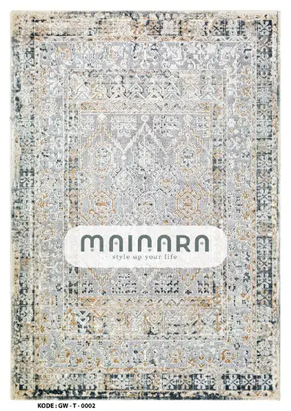 Karpet Tradisonal (GW-T-0002) - Grey,Brown