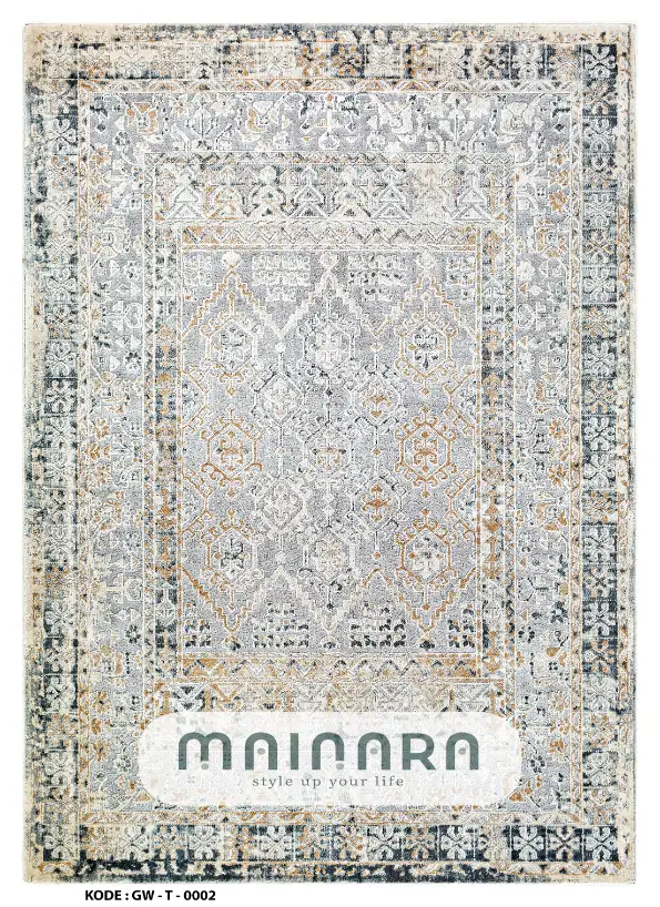Karpet Tradisonal (GW-T-0002) - Grey,Brown
