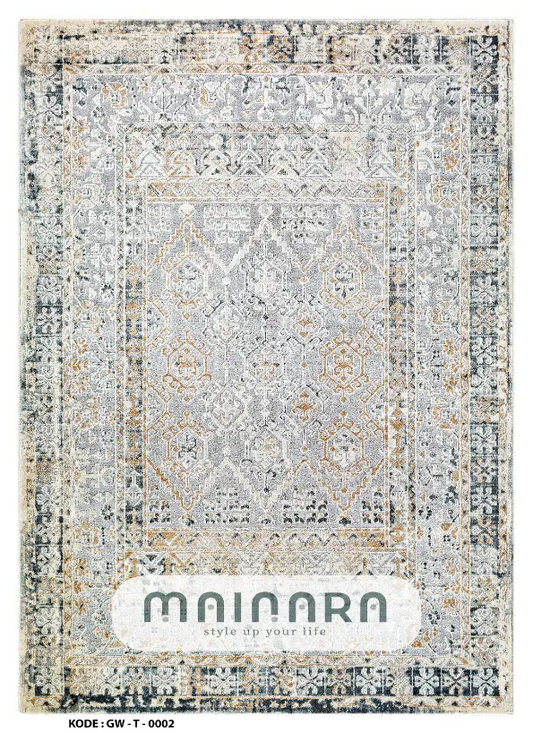 Karpet Tradisonal (GW-T-0002) - Grey,Brown