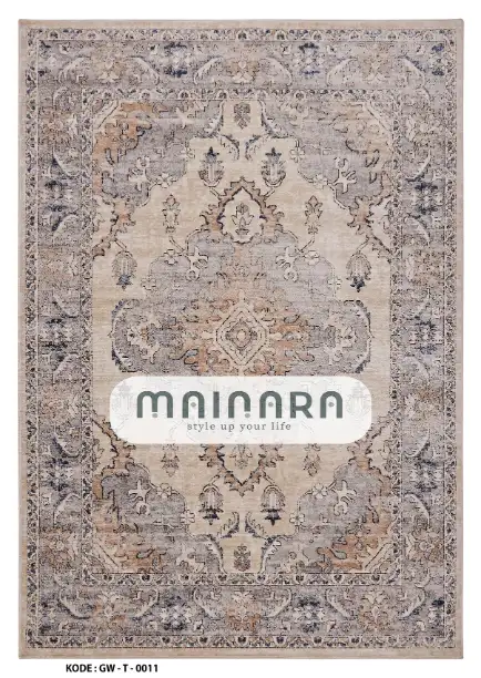 Karpet Tradisional (GW-T-0011) - Grey,Brown