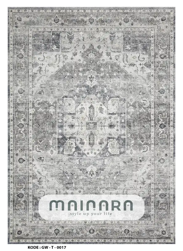 Karpet Tradisional (GW-T-0017) - Grey
