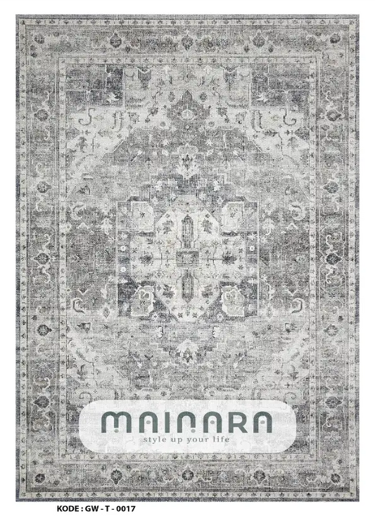 Karpet Tradisional (GW-T-0017) - Grey