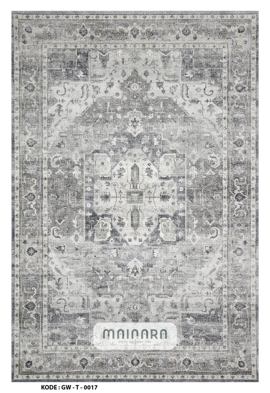 Karpet Tradisional (GW-T-0017) - Grey