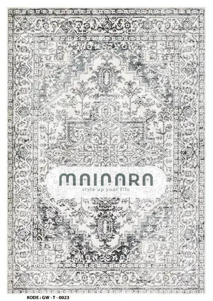 Karpet Tradisional (GW-T-0023) - Grey