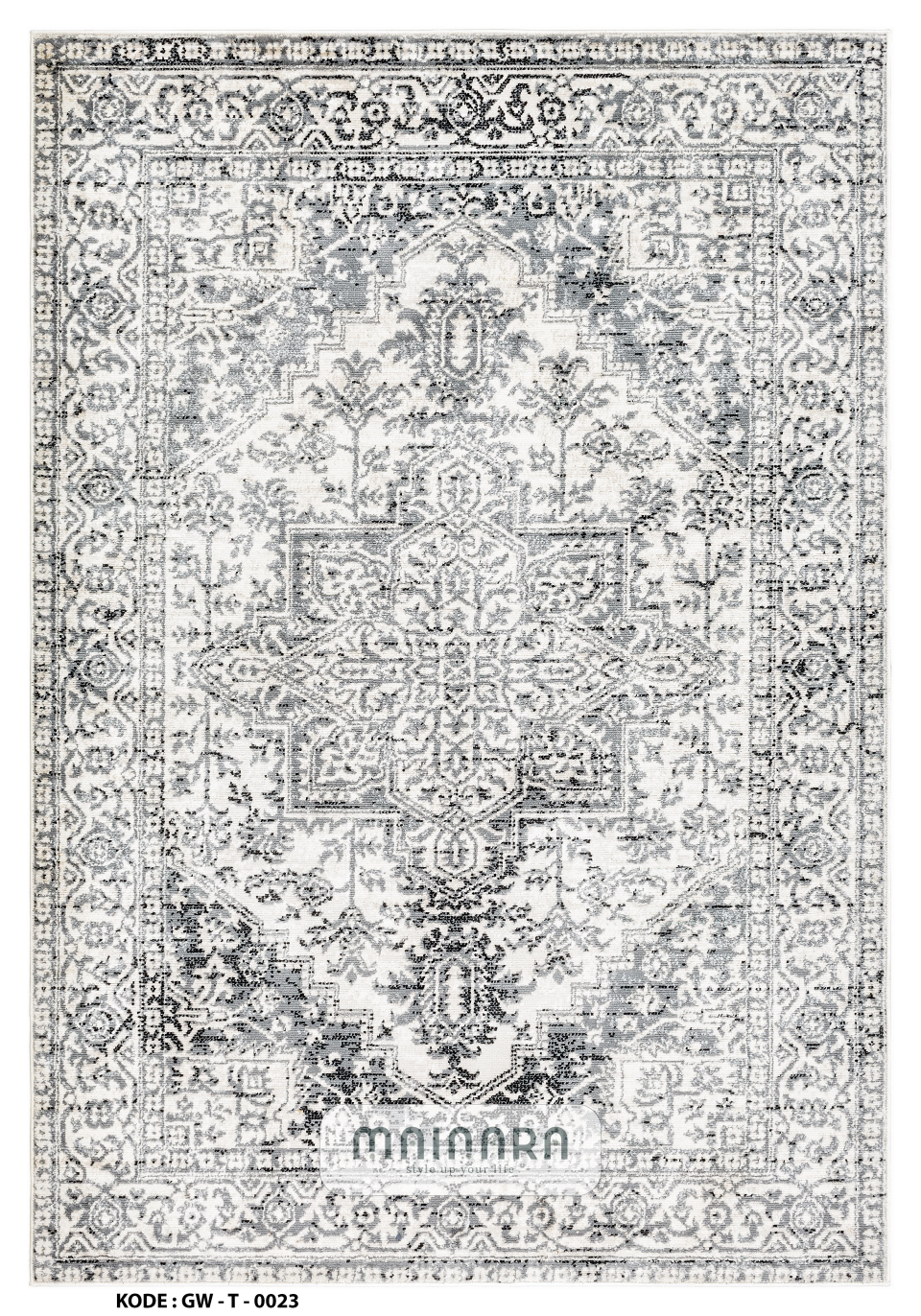 Karpet Tradisional (GW-T-0023) - Grey