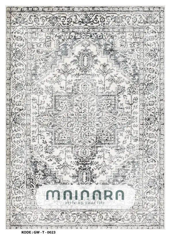 Karpet Tradisional (GW-T-0023) - Grey