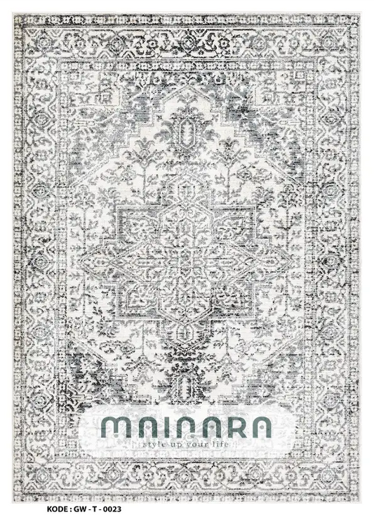 Karpet Tradisional (GW-T-0023) - Grey