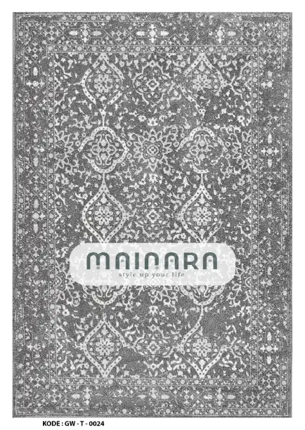 Karpet Tradisional (GW-T-0024) - Grey