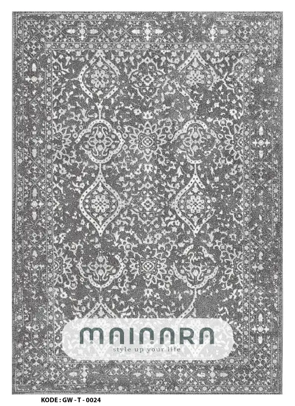 Karpet Tradisional (GW-T-0024) - Grey
