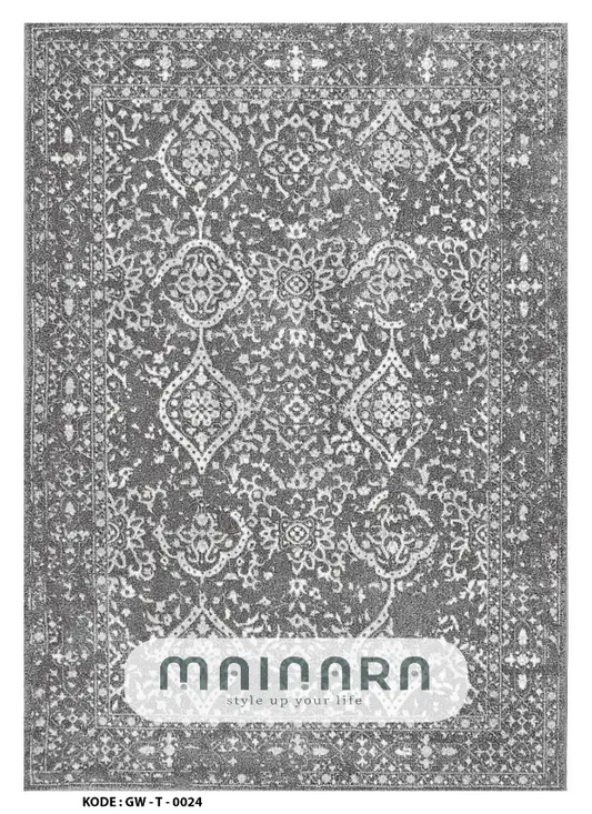 Karpet Tradisional (GW-T-0024) - Grey