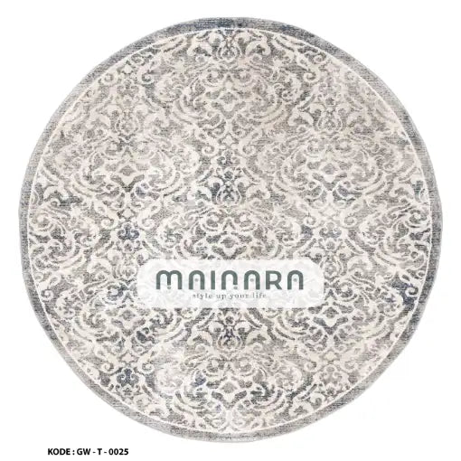 Karpet Tradisoanal (GW-T-0025) - Grey,Cream