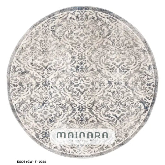 Karpet Tradisoanal (GW-T-0025) - Grey,Cream