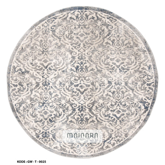 Karpet Tradisoanal (GW-T-0025) - Grey,Cream