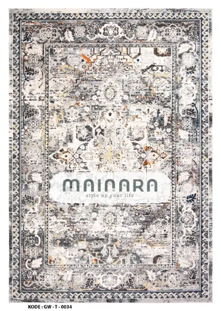 Karpet Tradisional (GW-T-0034) - Grey