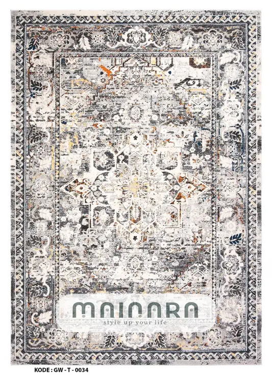 Karpet Tradisional (GW-T-0034) - Grey