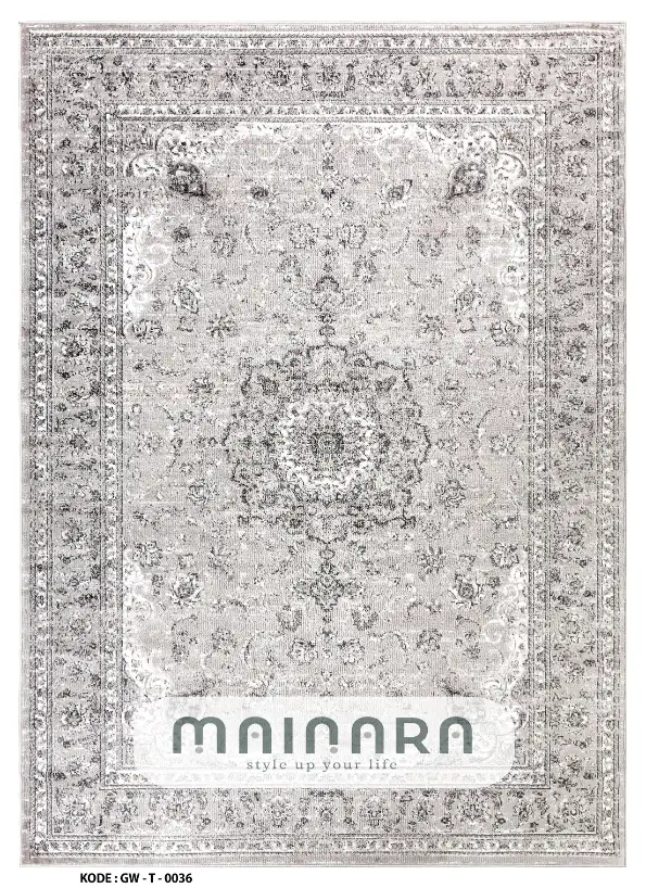 Karpet Tradisional (GW-T-0036) - Grey