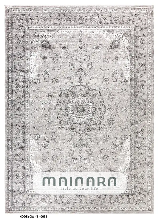 Karpet Tradisional (GW-T-0036) - Grey