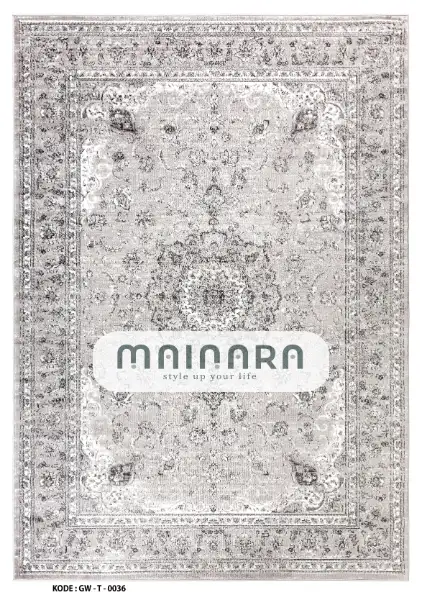Karpet Tradisional (GW-T-0036) - Grey