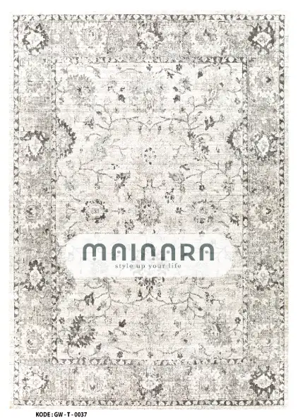 Karpet Tradisional (GW-T-0037) - Grey