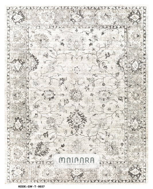 Karpet Tradisional (GW-T-0037) - Grey