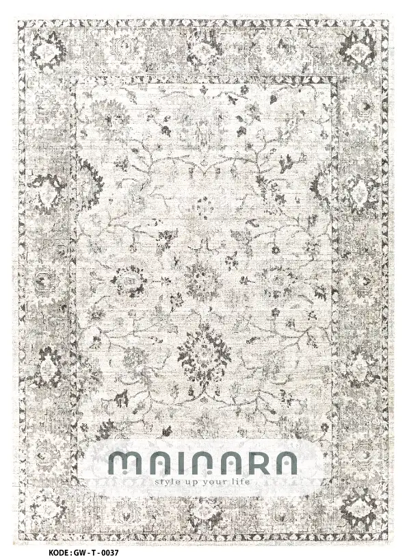 Karpet Tradisional (GW-T-0037) - Grey