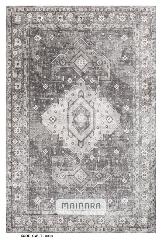 Karpet Tradisional (GW-T-0038) - Grey