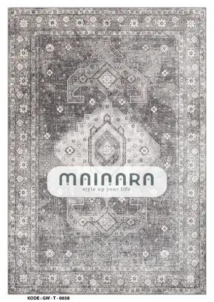 Karpet Tradisional (GW-T-0038) - Grey
