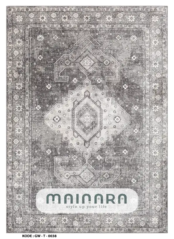 Karpet Tradisional (GW-T-0038) - Grey