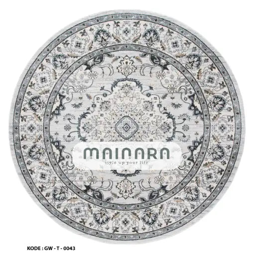 Karpet Tradisional (GW-T-0043) - Grey