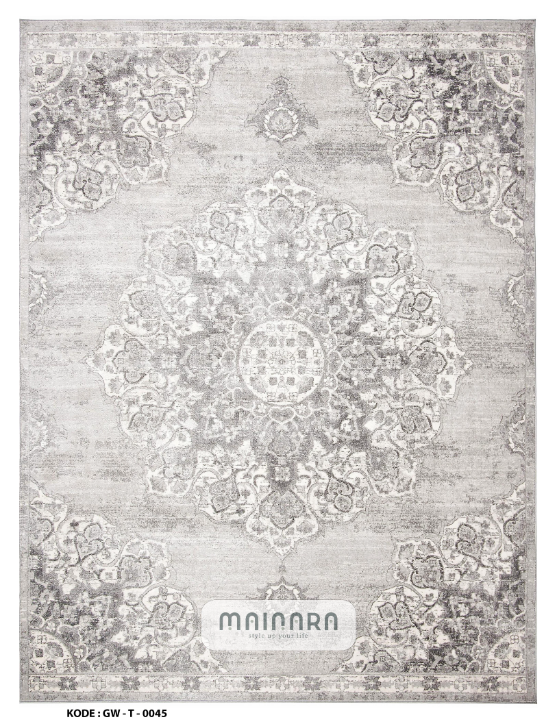 Karpet Tradisional (GW-T-0045) - Grey