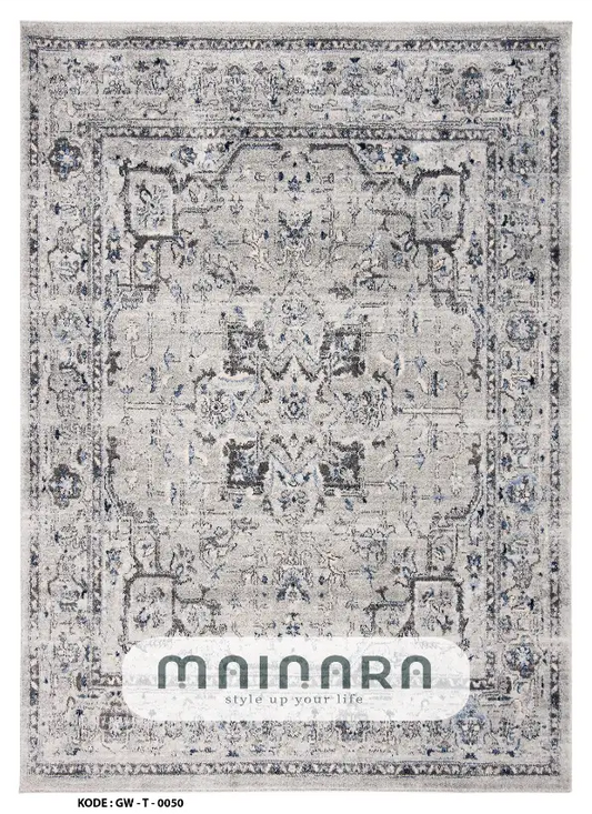 Karpet Tradisional (GW-T-0050) - Grey,Blue