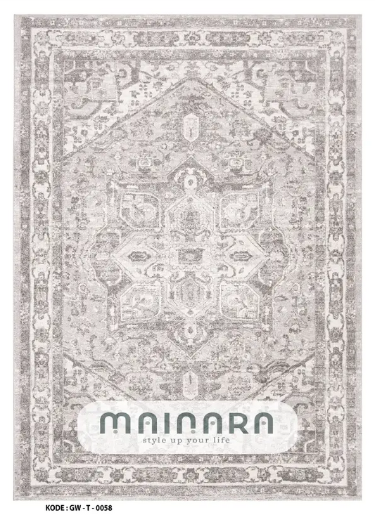 Karpet Tradisional (GW-T-0058) - Grey