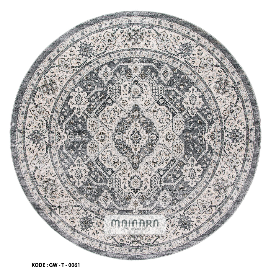 Karpet Tradisional (GW-T-0061) - Grey