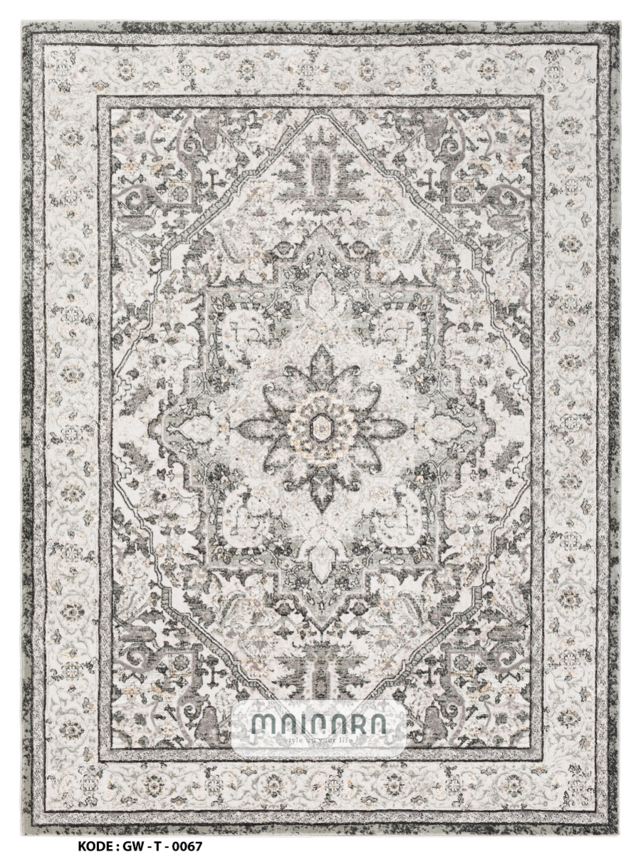 Karpet Tradisional (GW-T-0067) - Grey