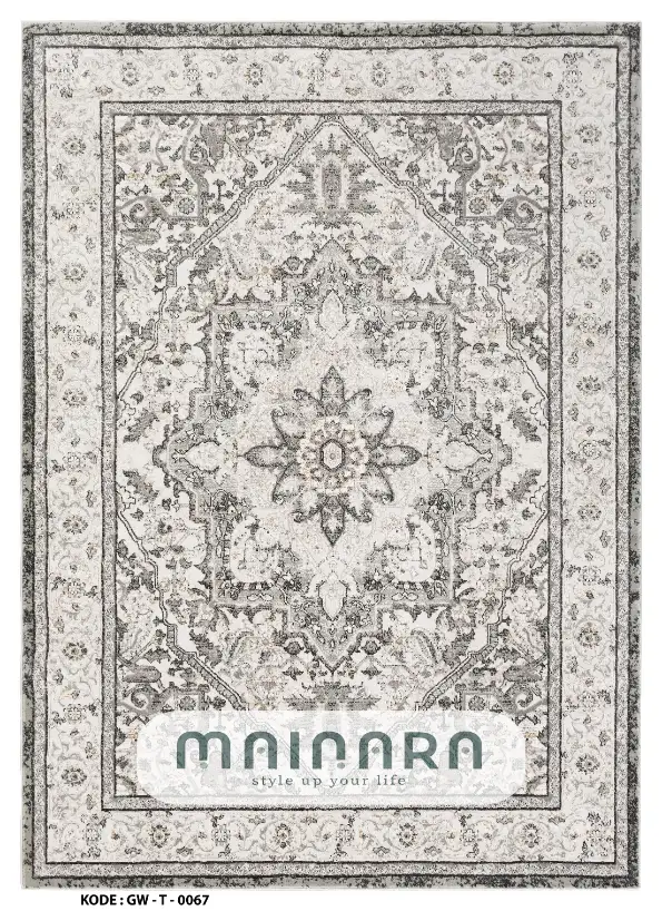 Karpet Tradisional (GW-T-0067) - Grey