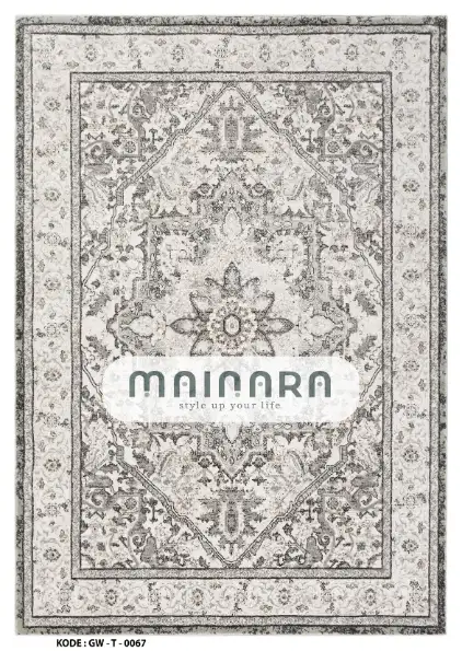 Karpet Tradisional (GW-T-0067) - Grey